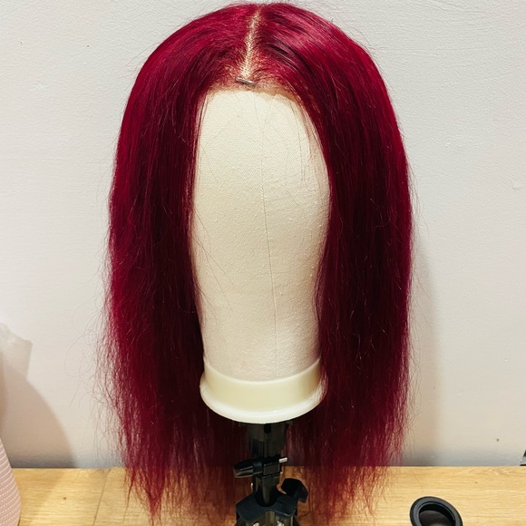 13x6 straight red wig - Picture 1 of 3